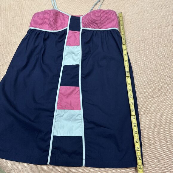 Lilka Anthropologie Size Small Blue Colorblock JUNIO Sundress Spaghetti Straps - Picture 6 of 6